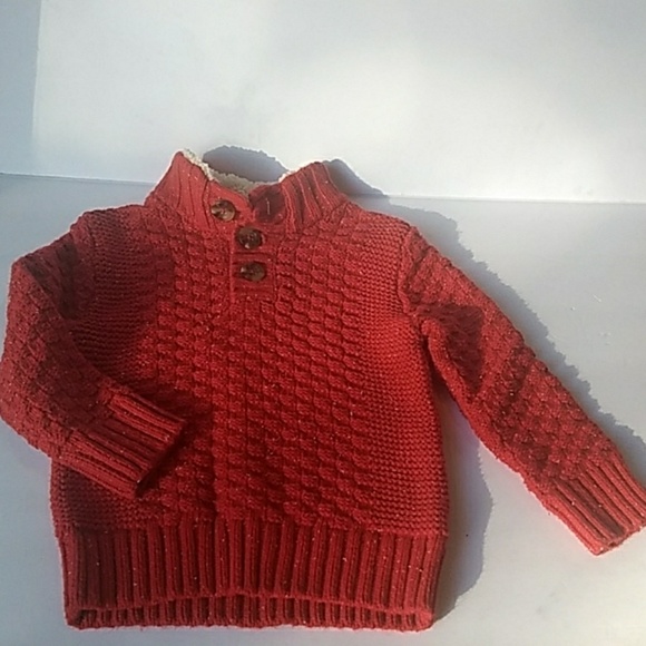 Cat & Jack Other - Cat & Jack--2T--red 3-button pullover sweater